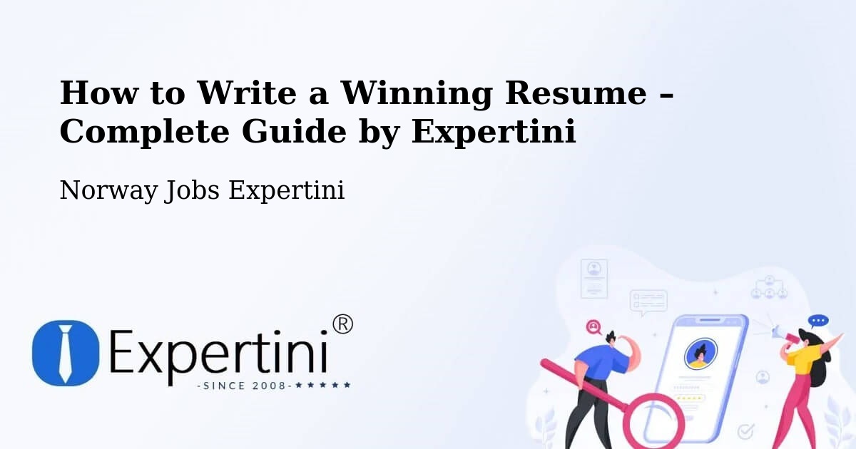 Resume Writing Guide for Job Seekers – Time - Time, Norway Jobs Expertini